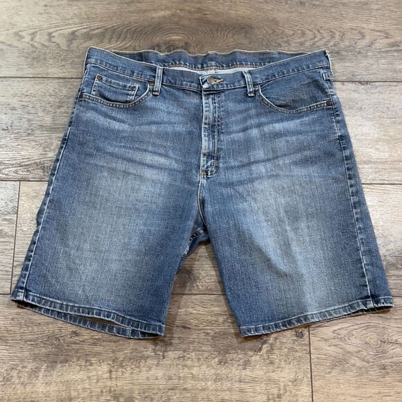 Vintage Y2K Wrangler Blue Jean Shorts Jorts - Men's Size 38 - Picture 1 of 9